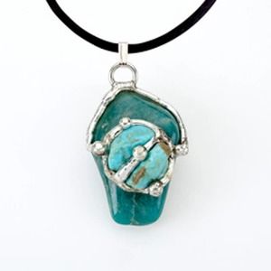 Virgo Astrological Sign Birthday Pendant Natural Gemstone Handmade Necklace